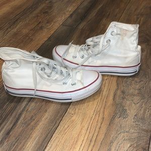 white high top converse